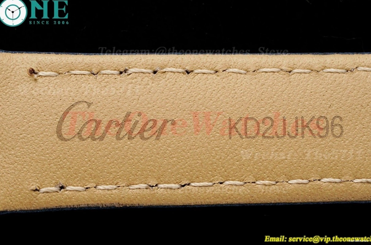 Silver Dumont Santos RG Blue AF Dial Quartz LE 1222